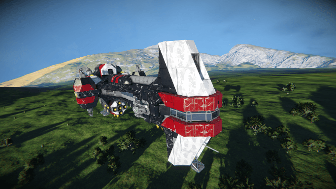 [TBS] hammerhead class heavy corvette — Space Engineers Workshop preview