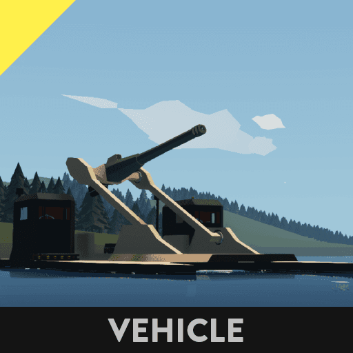 AS - 1 Artillery Catamaran — Stormworks: Build and Rescue Steam Workshop preview image