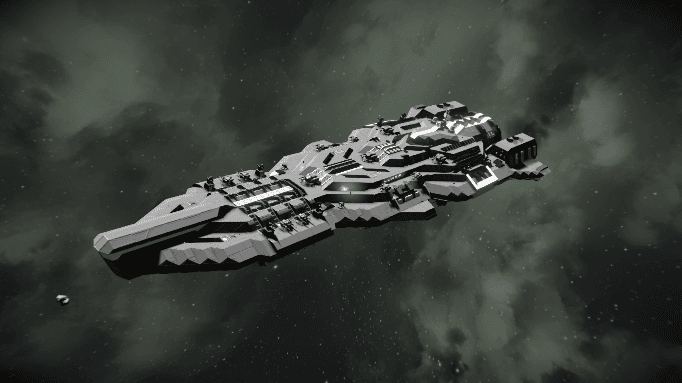 Heavy Cruiser "Lunar" (Vanilla) — Space Engineers Workshop preview