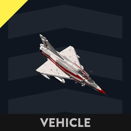 Red Stripes Mirage III — Stormworks: Build and Rescue Workshop preview