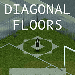 [B42.13+] Diagonal Floors & Roads — Project Zomboid Steam Workshop preview image