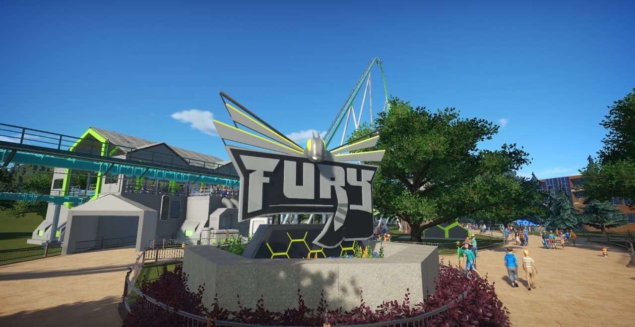 Cedar Flags Version 2 — Planet Coaster Steam Workshop preview image