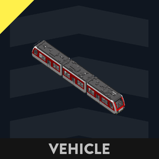 Low Floor Articulated Tram — Stormworks: Build and Rescue Workshop preview