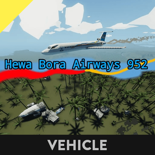 Boeing 727 Hewa Bora Airways (DESTRUCTIBLE) — Stormworks: Build and Rescue Steam Workshop preview image