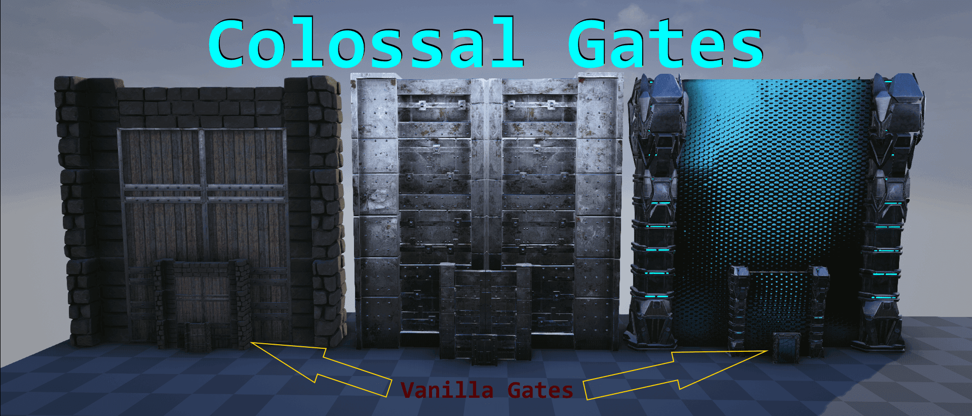 Colossal Gates — ARK: Survival Evolved Steam Workshop preview image