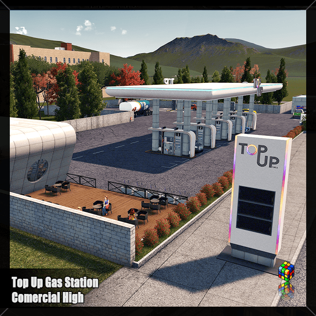 Top Up Gas Station — Cities: Skylines Steam Workshop preview image
