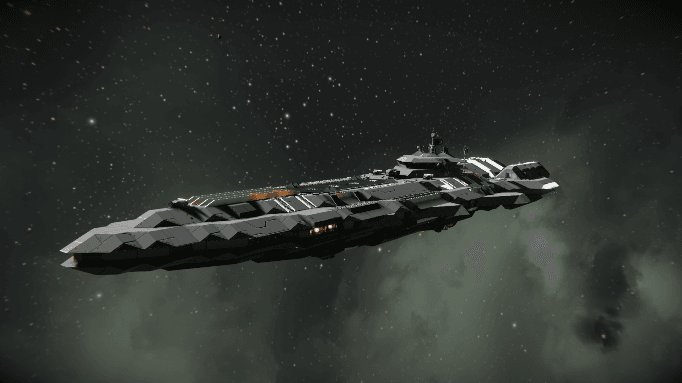 Kestrel class escort carrier — Space Engineers Workshop preview