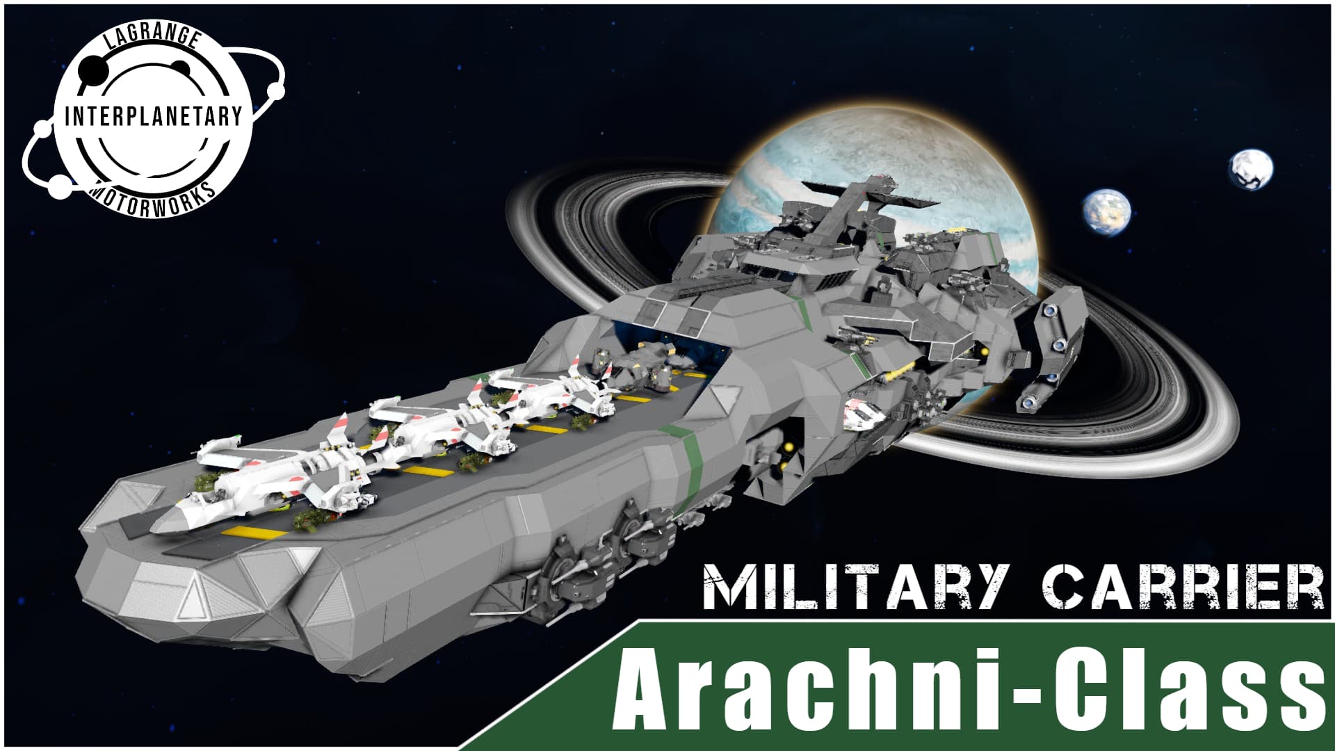 LIM Arachni-Class | Survival-Ready Carrier — Space Engineers Steam Workshop preview image