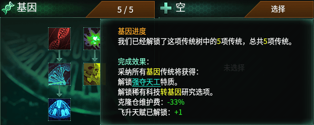 Genetic tradition unlocks overtuned traits — Stellaris Workshop preview