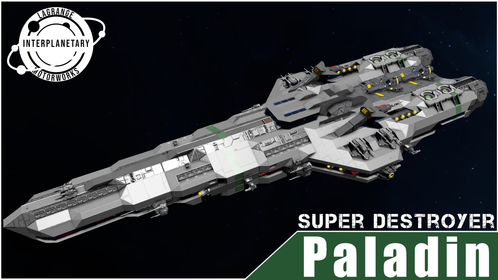 LIM Paladin-Class | Survival-Ready Super Destroyer — Space Engineers Steam Workshop preview image