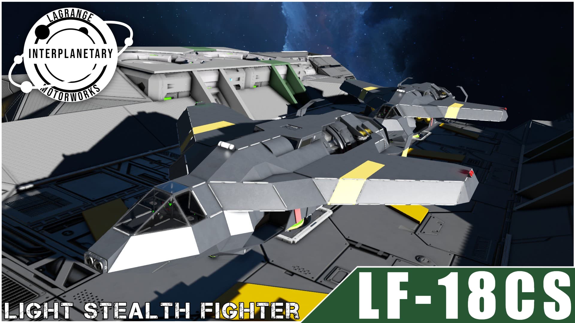 LIM LF-18CS Gladius | Stealth Fighter — Space Engineers Steam Workshop preview image