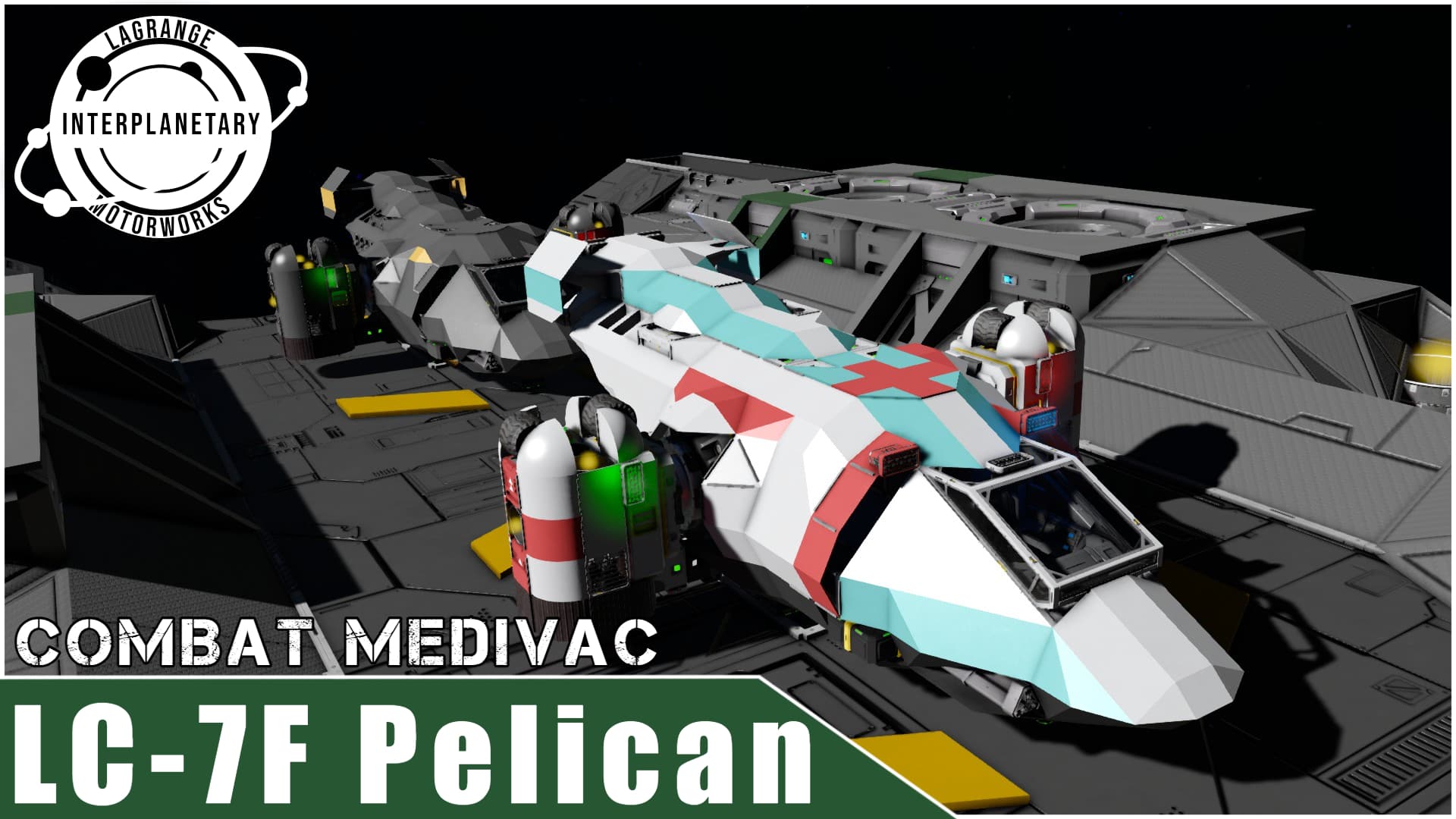 LIM LC-7F Pelican Medivac — Space Engineers Steam Workshop preview image