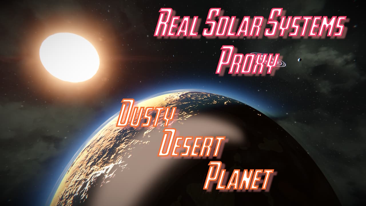 Dusty Desert Planet (Real Solar Systems Mod) — Space Engineers Steam Workshop preview image