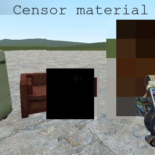 Censor material — Garry's Mod Steam Workshop preview image
