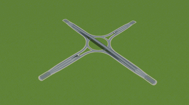 Bypass Intersection by Dhanurboy — Cities: Skylines Steam Workshop preview image