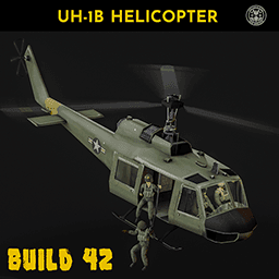 [B42] UH-1B Helicopter (Beta) — Project Zomboid Steam Workshop preview image