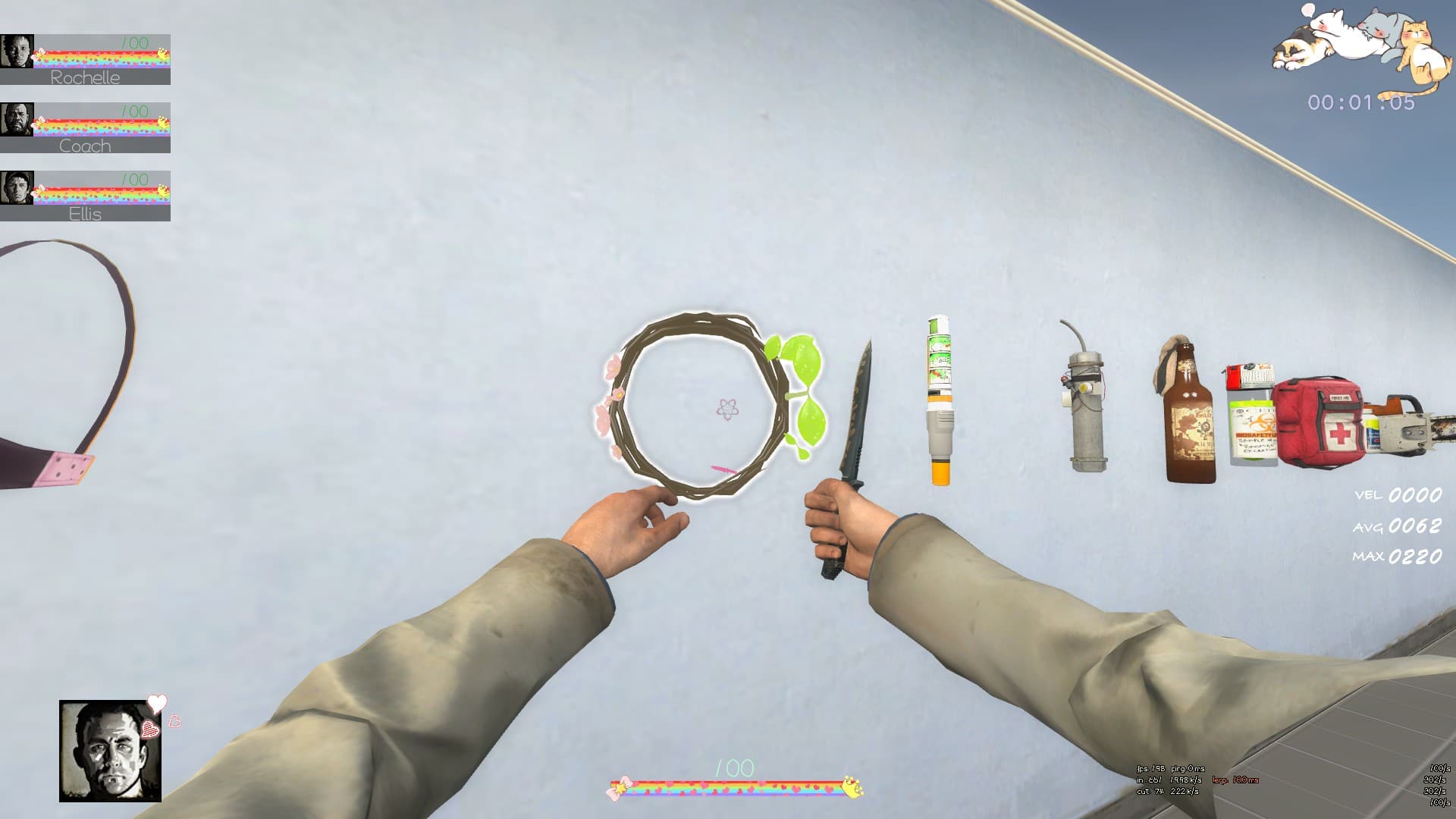 花圈/花捧电击器 起搏器 defibrillator
 — Left 4 Dead 2 Steam Workshop preview image