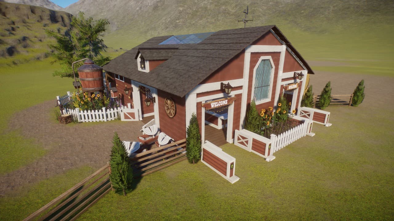 Barnyard/Farm themed Entrance — Planet Zoo Steam Workshop preview image