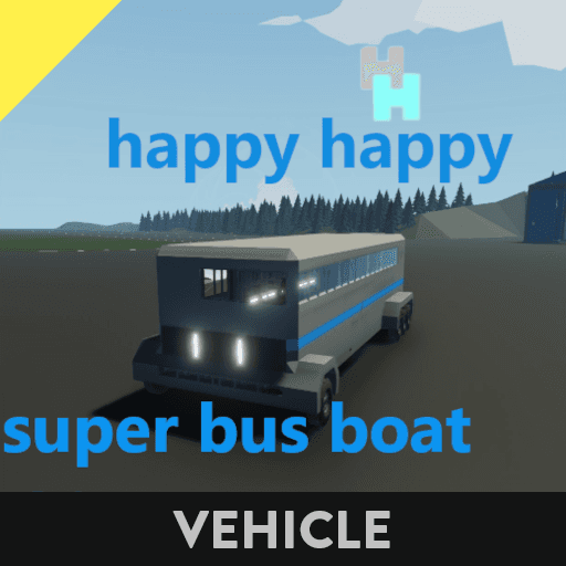 happy happy super bus boat thing — Stormworks: Build and Rescue Steam Workshop preview image