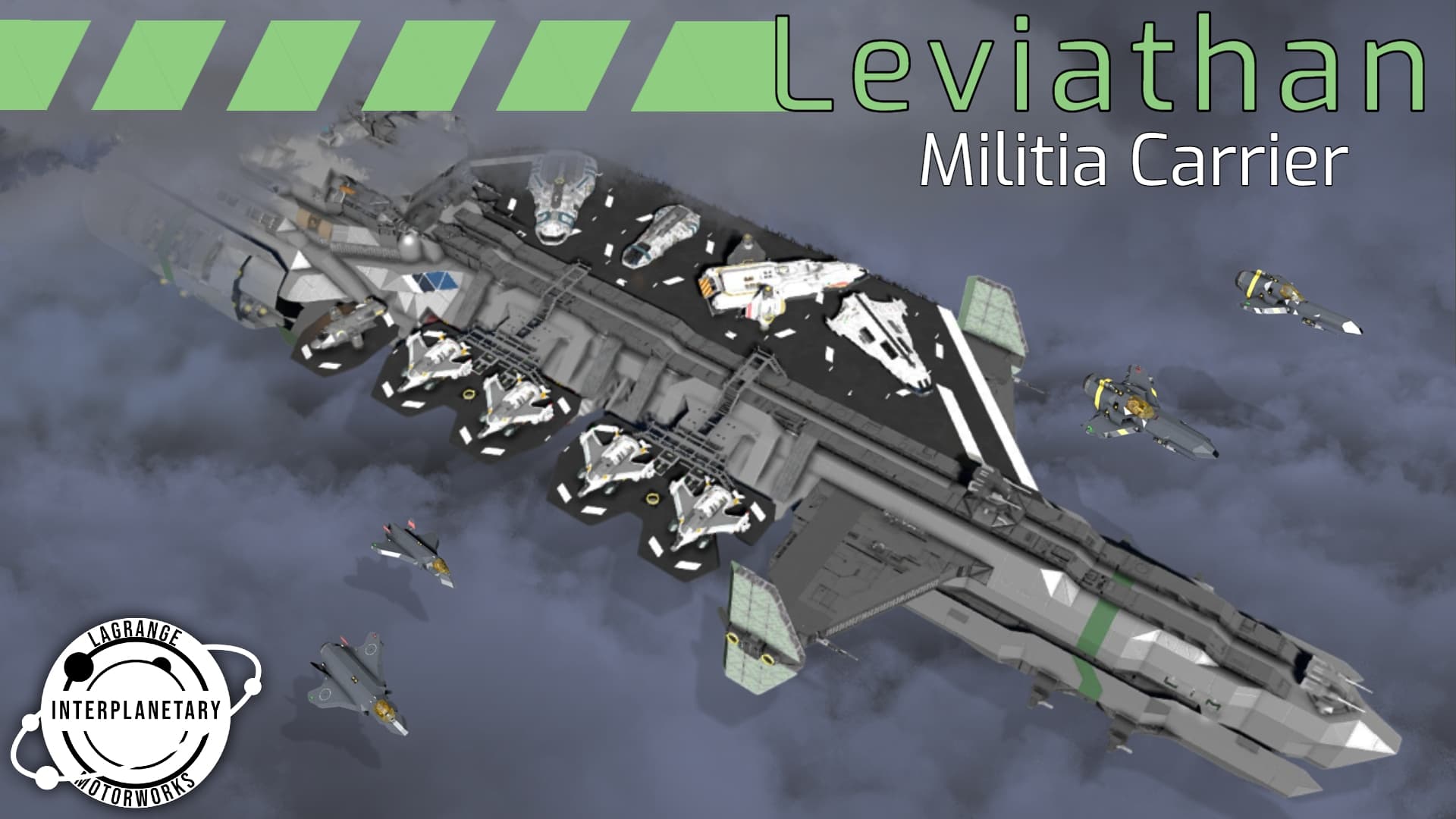 LIM Leviathan | Survival-Ready Carrier — Space Engineers Steam Workshop preview image