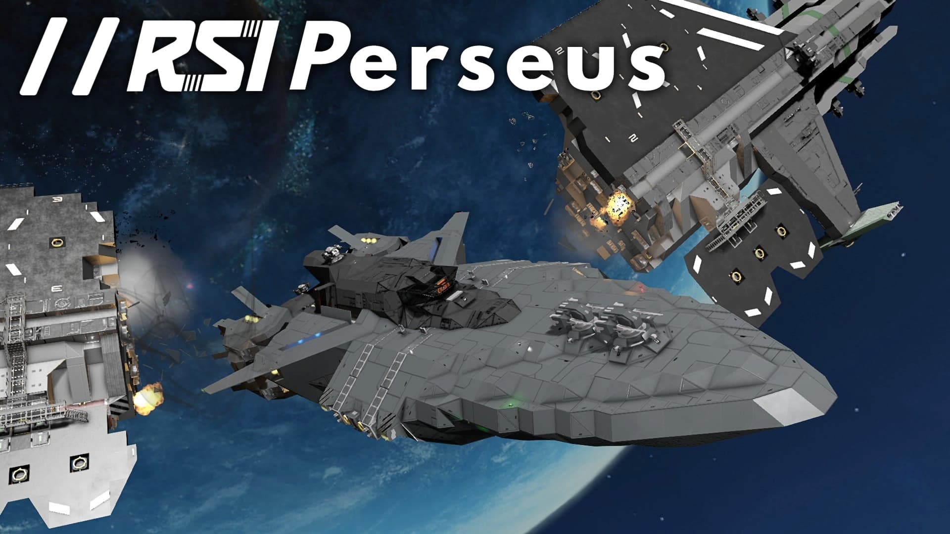 RSI Perseus | Survival-Ready Heavy Gunship — Space Engineers Steam Workshop preview image