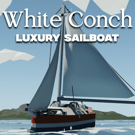 White Conch Luxury Sailboat — Stormworks: Build and Rescue Steam Workshop preview image
