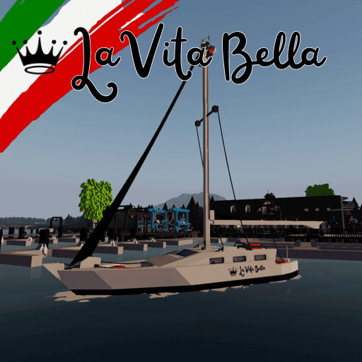 13m Sail Yacht | La Vita Bella — Stormworks: Build and Rescue Workshop preview