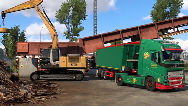 Skin Transports Gosselin for Volvo FH5 — Euro Truck Simulator 2 Steam Workshop preview image