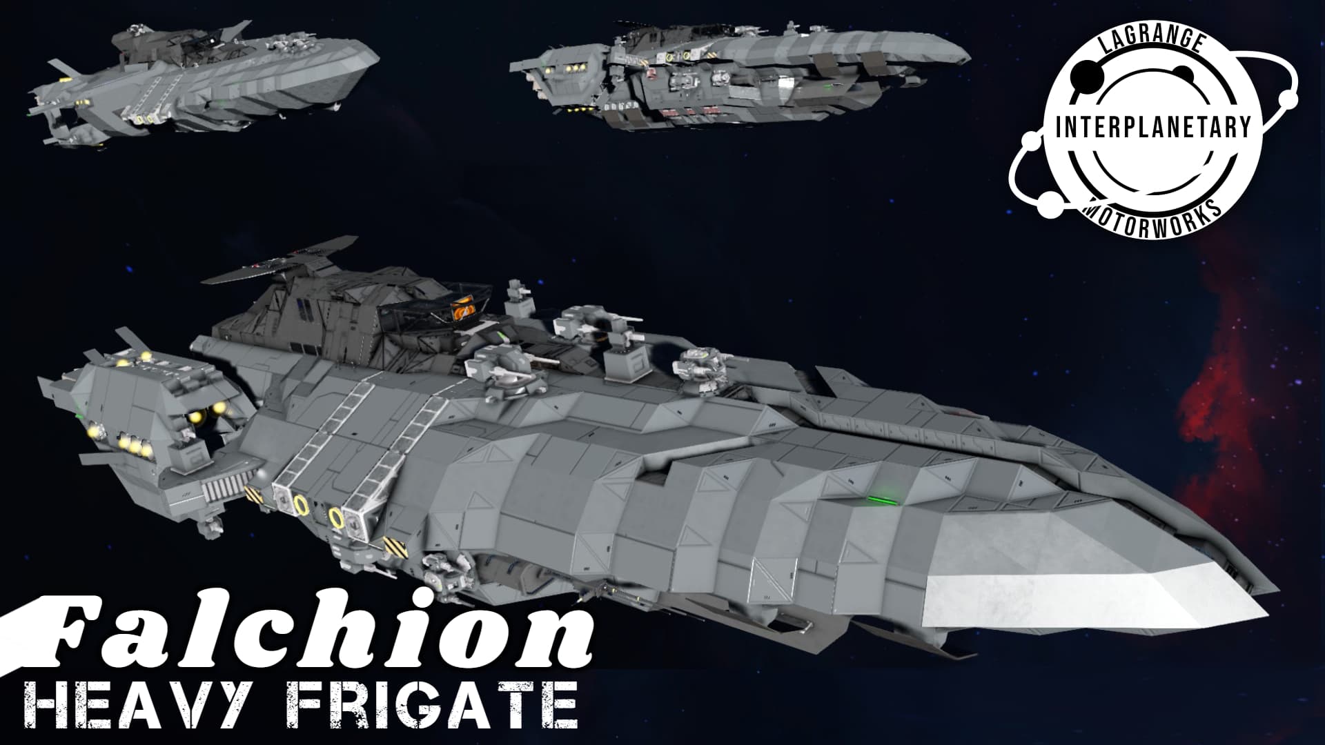 LIM Falchion | Survival-Ready Heavy Frigate — Space Engineers Steam Workshop preview image