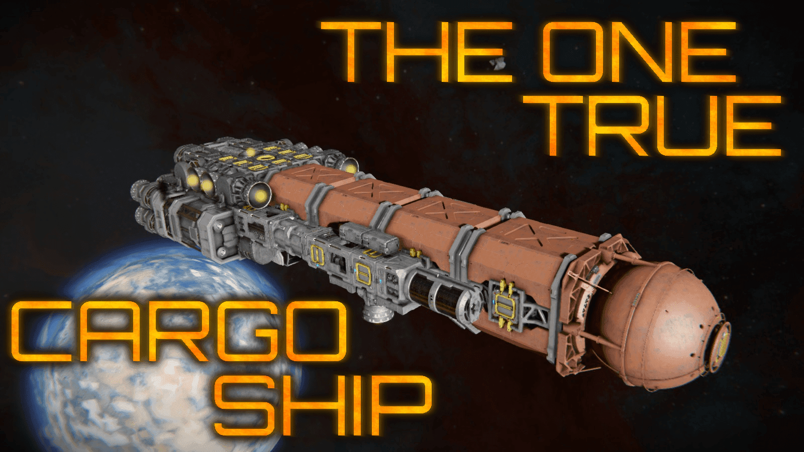 The One True Cargo Ship — Space Engineers Workshop preview