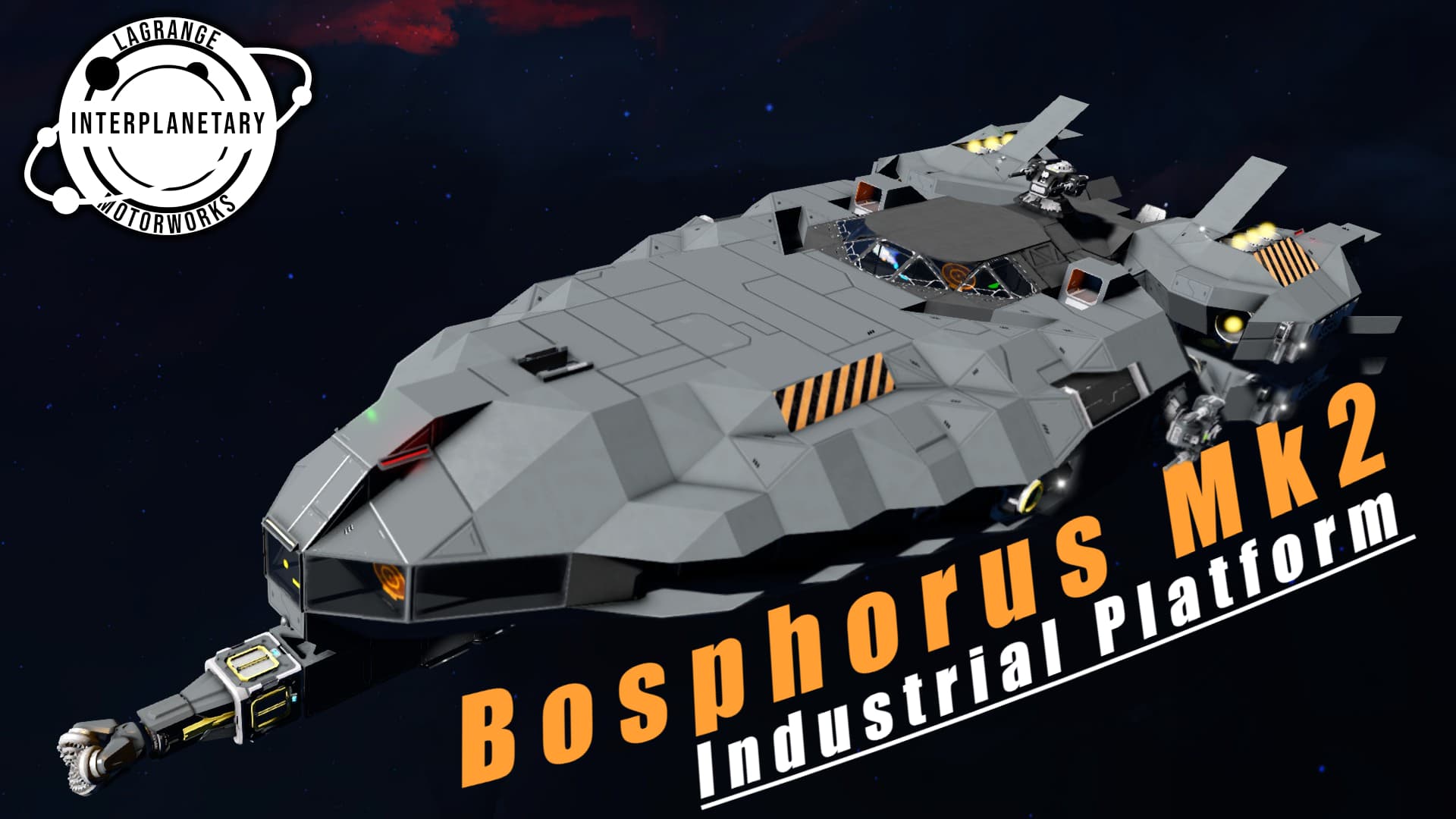 LIM Bosphorus Mk2 | Survival-Ready Industrial Ship — Space Engineers Steam Workshop preview image