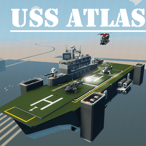 USS Atlas (Flying Drone Carrier) — Stormworks: Build and Rescue Workshop preview