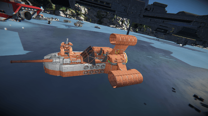 X-34 air speeder — Space Engineers Workshop preview