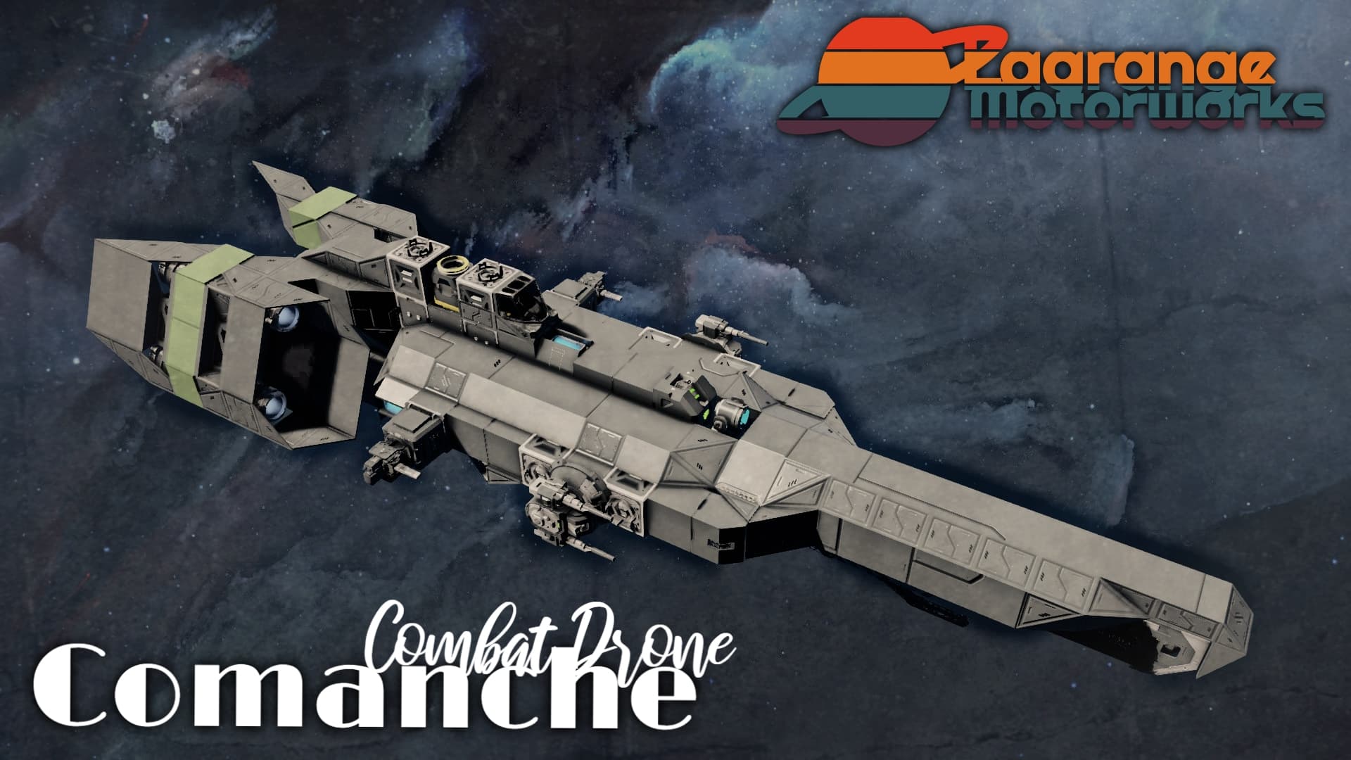 Comanche-Class | Survival-Ready Combat Drone — Space Engineers Steam Workshop preview image