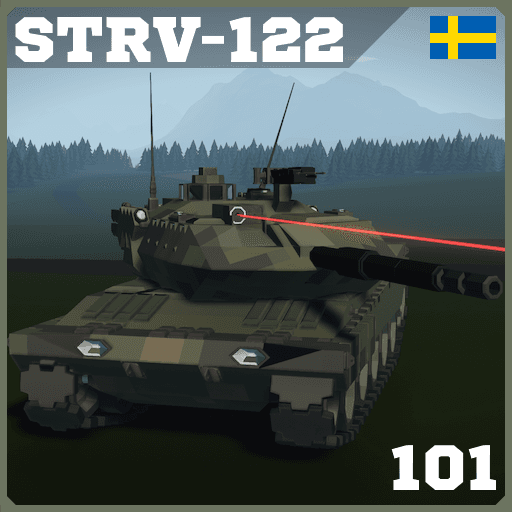 STRV-122 - Main Battle Tank — Stormworks: Build and Rescue Steam Workshop preview image