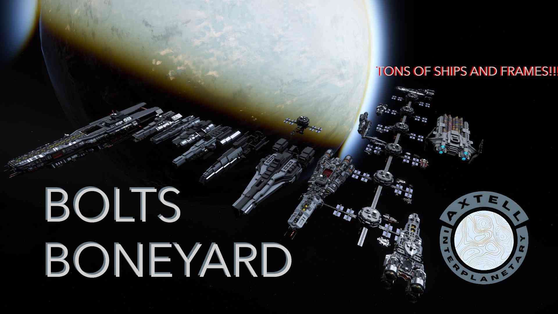 Bolt's Boneyard. (Unfinished and unpublished projects). — Space Engineers Workshop preview