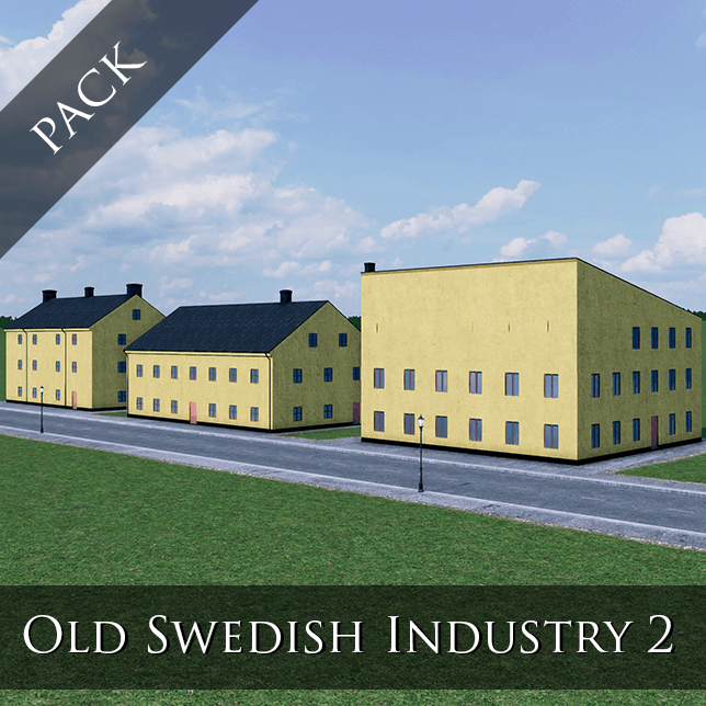 Old Swedish Industry pack 2 — Cities: Skylines Steam Workshop preview image