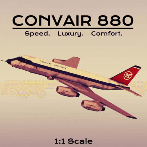 Convair 880 — Stormworks: Build and Rescue Steam Workshop preview image