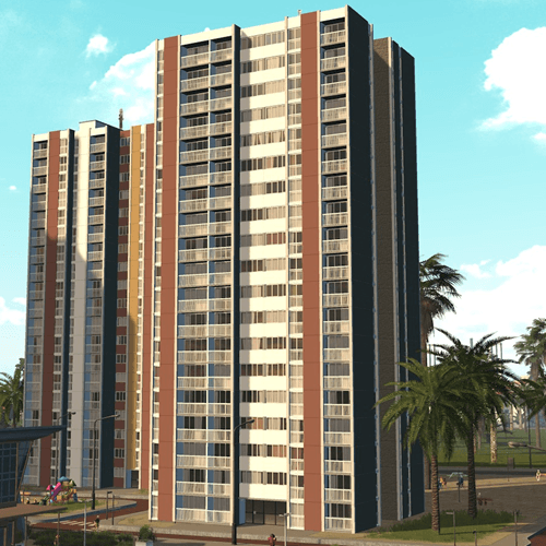 [Grow+RICO] Tour Marx 1 (Bobigny, France) — Cities: Skylines Steam Workshop preview image