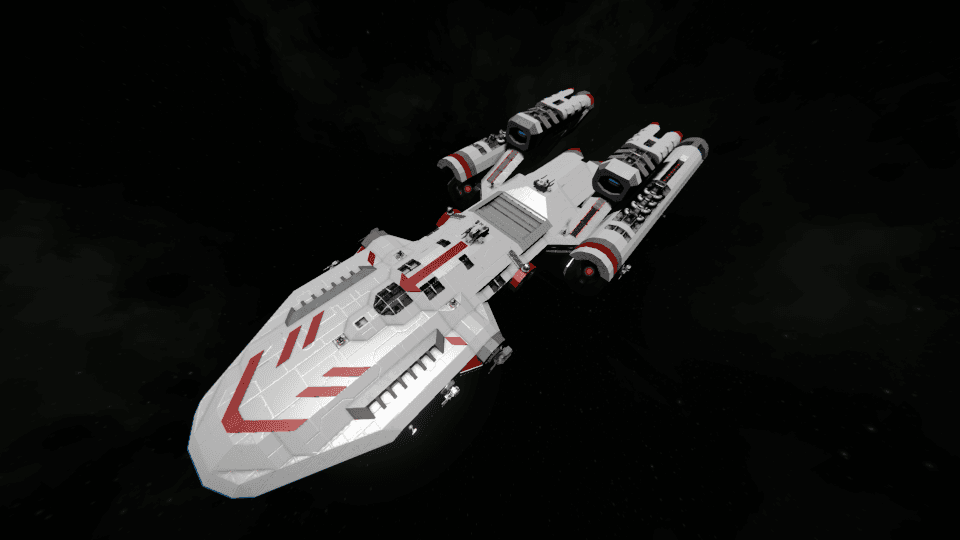 JackHammer V Corvette — Space Engineers Workshop preview