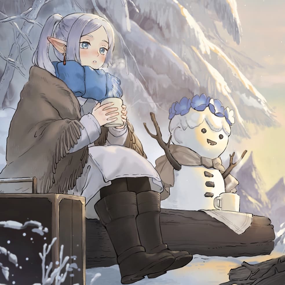 Frieren & Himmel 冬 Winter Journey ❆ — Wallpaper Engine Steam Workshop preview image