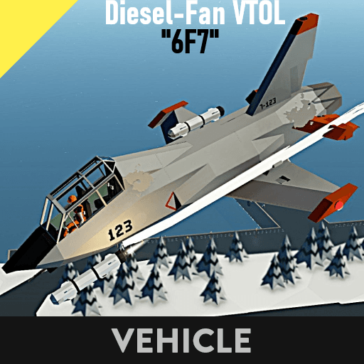 Diesel-Fan VTOL "NCL 6F7" — Stormworks: Build and Rescue Workshop preview