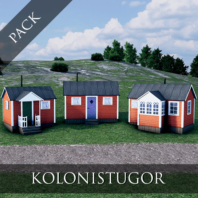 Kolonistugor (allotment cottages) — Cities: Skylines Steam Workshop preview image