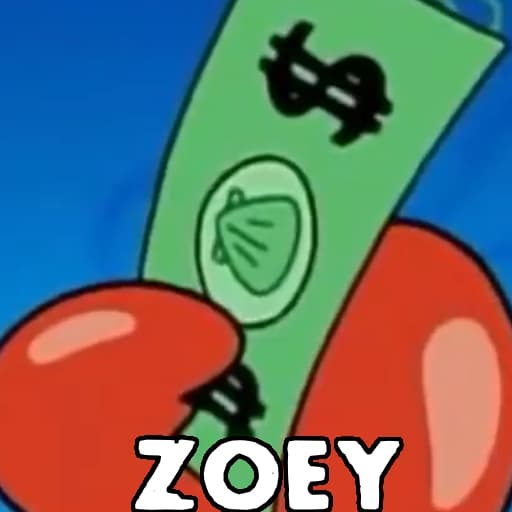 Mr. Krabs' one millionth dollar (Zoey) — Left 4 Dead 2 Steam Workshop preview image