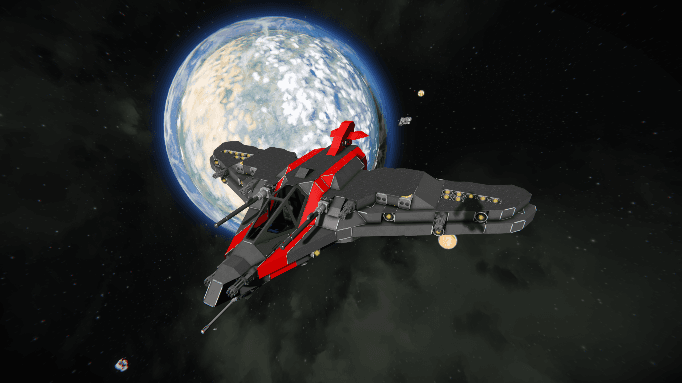 Service short range Fighter - Erl V6 — Space Engineers Workshop preview
