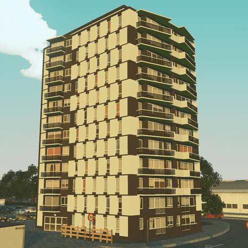 [Grow+RICO] Tour Bellevue (Le Mée, France) — Cities: Skylines Steam Workshop preview image