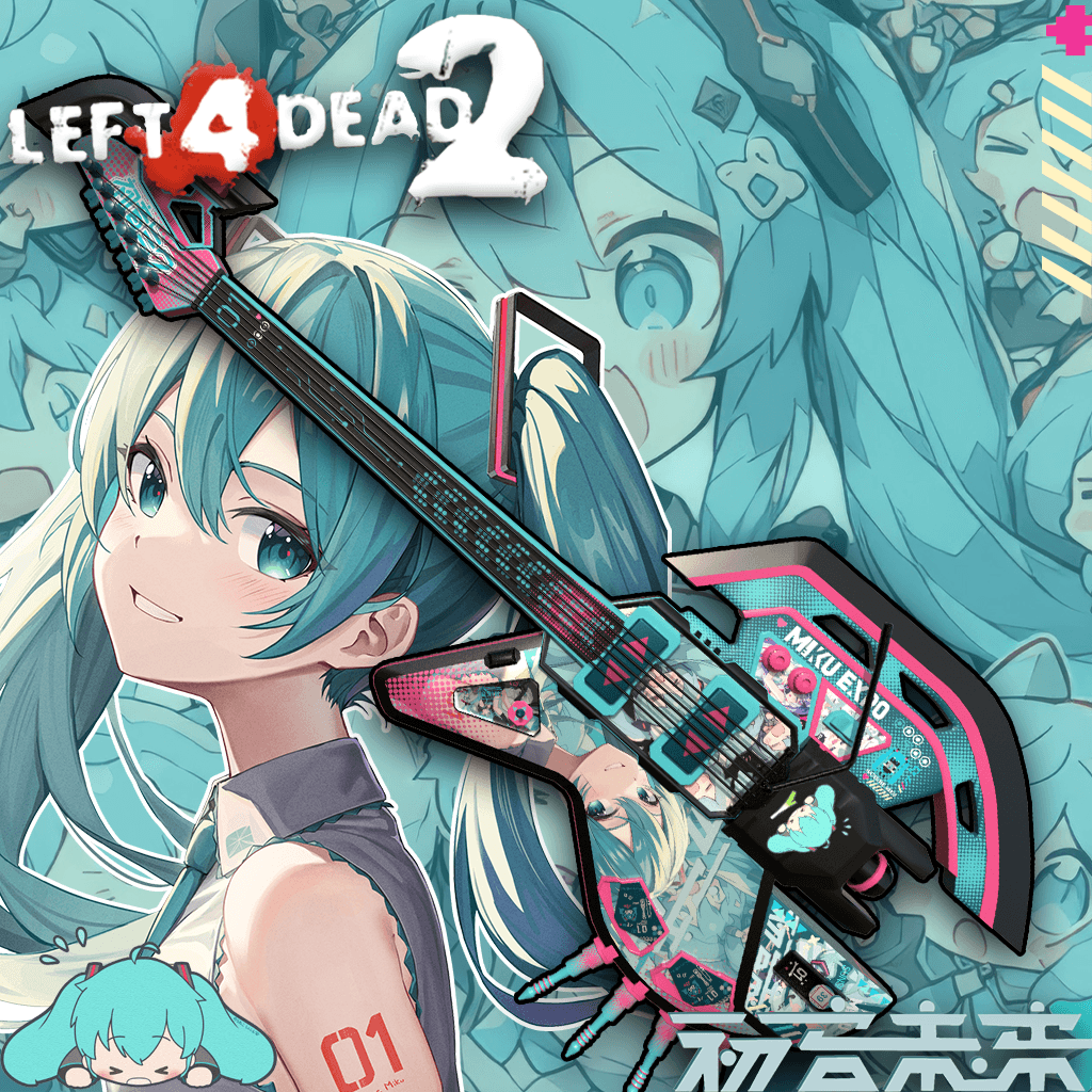 miku guitar 暴雷传家宝 初音吉他 (replace guitar) — Left 4 Dead 2 Workshop preview