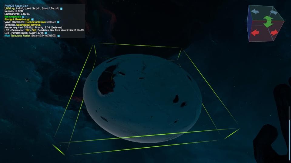 Pragon Offline World — Space Engineers Workshop preview
