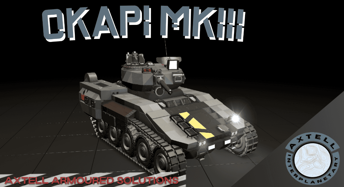 [AXT] OKAPI V3 Light Tank — Space Engineers Steam Workshop preview image