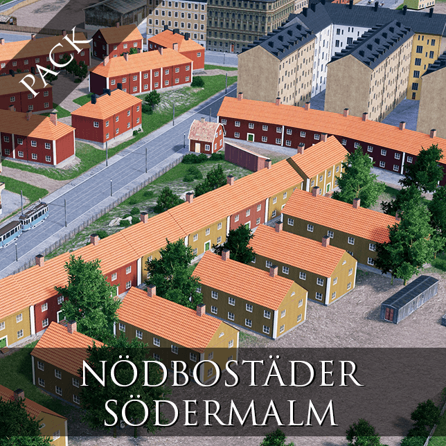 Emergency housing Södermalm — Cities: Skylines Steam Workshop preview image